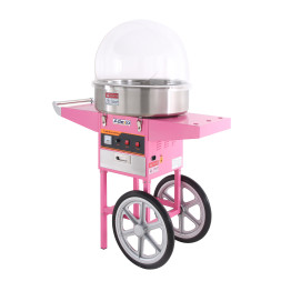 Candy Floss Machine with Cart 60pcs/hr 520mm - CEHEC03C