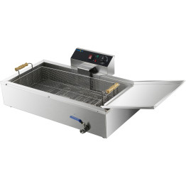 Commercial Fryer Single Electric 13 litre 3.9kW Countertop Drainage tap - CEEF13L