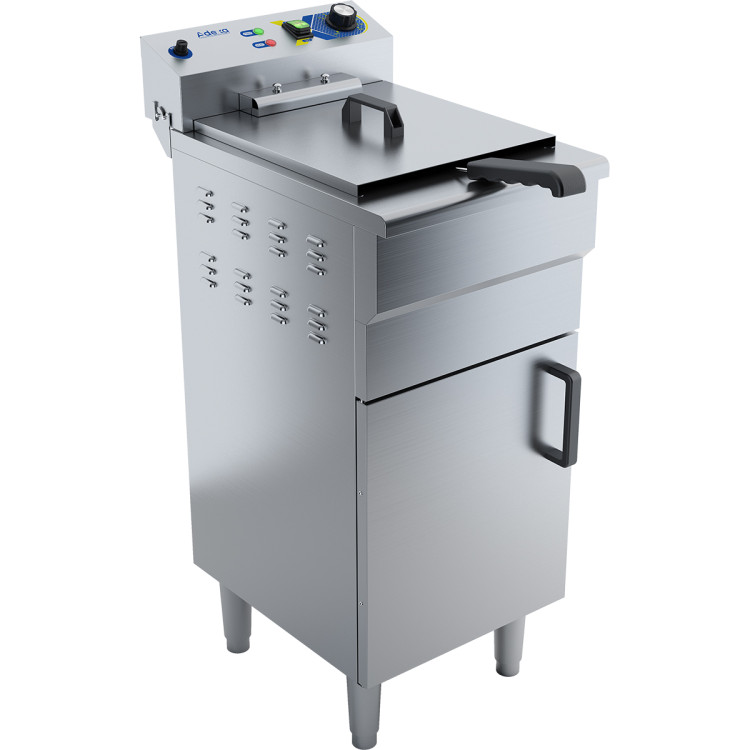 Commercial Fryer Single Electric 16 litre 3kW Free standing - CEEF161VC