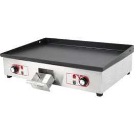 B GRADE Commercial Griddle Smooth 730x500mm Enamelled plate 3kW Electric - EG7350 B GRADE