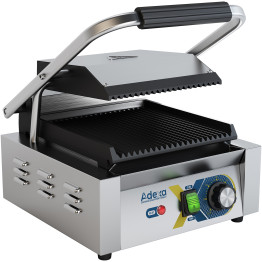 Heavy Duty Panini Contact grill Single Ribbed - CEEGD10C