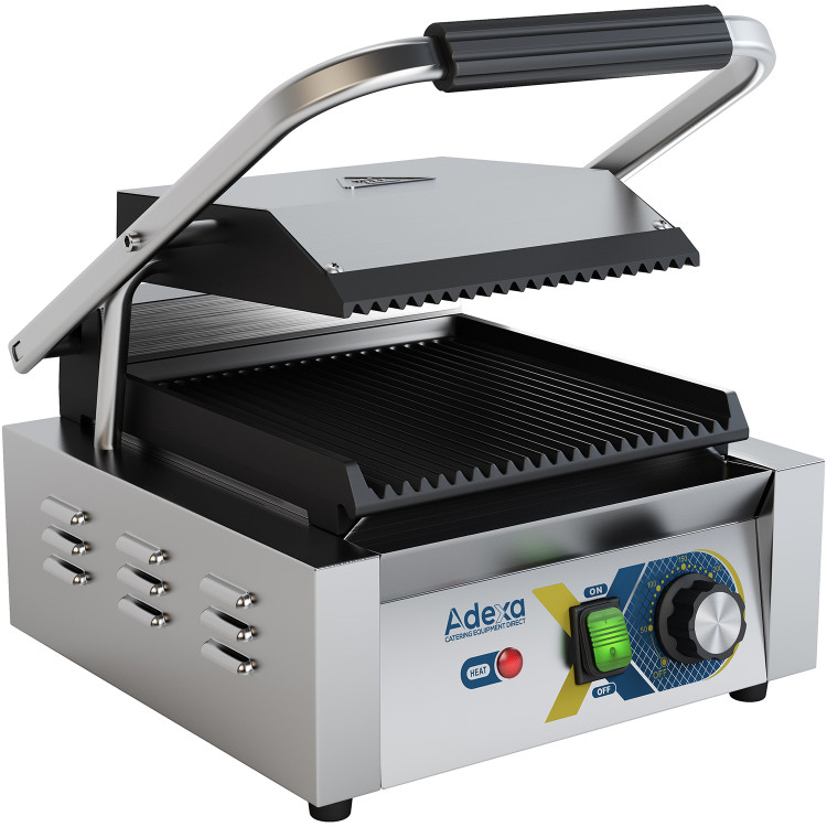 Heavy Duty Panini Contact grill Single Ribbed - CEEGD10C Heavy Duty Panini Contact grill Single Ribbed - CEEGD10C