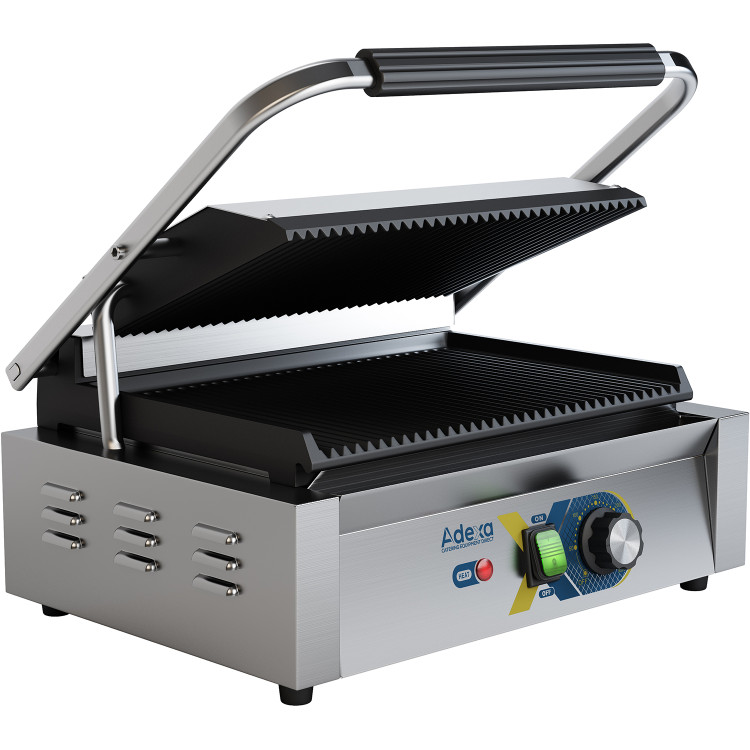 Heavy Duty Panini Contact grill Large Ribbed - CEEGD14C Heavy Duty Panini Contact grill Large Ribbed - CEEGD14C
