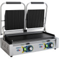 Heavy Duty Panini Contact grill Double Ribbed/Smooth - CEEGD20B Heavy Duty Panini Contact grill Double Ribbed/Smooth - CEEGD20B