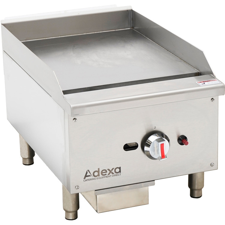 Premium Commercial Gas Griddle Smooth plate 1 burner 7.5kW Countertop - CEEGG16S