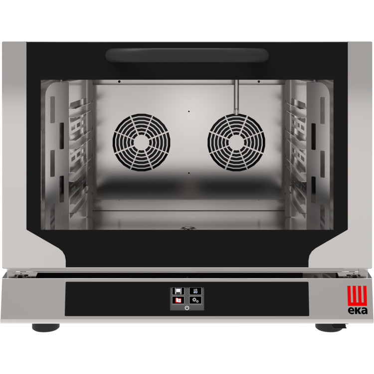 Professional Combi Oven Electric 4 trays GN1/1 Touch controls Direct steam Tilt door | Tecnoeka CEEKF411NTUD Professional Combi Oven Electric 4 trays GN1/1 Touch controls Direct steam Tilt door | Tecnoeka CEEKF411NTUD