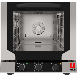 Professional Convection Oven Electric 4 trays 429x345mm Electromechanic controls Indirect steam Tilt door | Tecnoeka CEEKF423NM