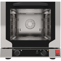 Professional Convection Oven Electric 4 trays 429x345mm Electromechanic controls Indirect steam Tilt door | Tecnoeka CEEKF423NUP