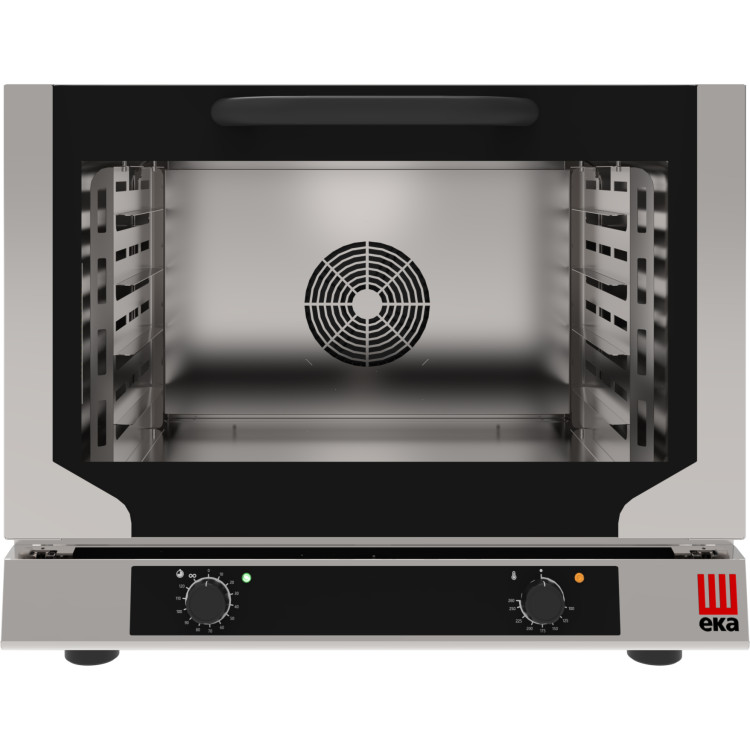 Professional Convection Oven Electric with Manual Controls 4 Trays 600x400mm Tilt Door | Tecnoeka CEEKF464NP Professional Convection Oven Electric with Manual Controls 4 Trays 600x400mm Tilt Door | Tecnoeka CEEKF464NP