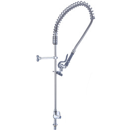 Pre Rinse Spray Unit Deck mount Single inlet Height 1000mm Stainless steel - CEEQ2803A