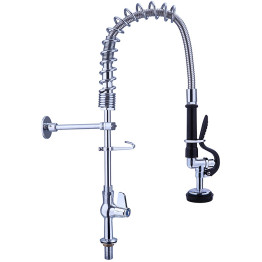 Pre Rinse Spray Unit Deck mount Single inlet Height 600mm Stainless steel - CEEQ7803A