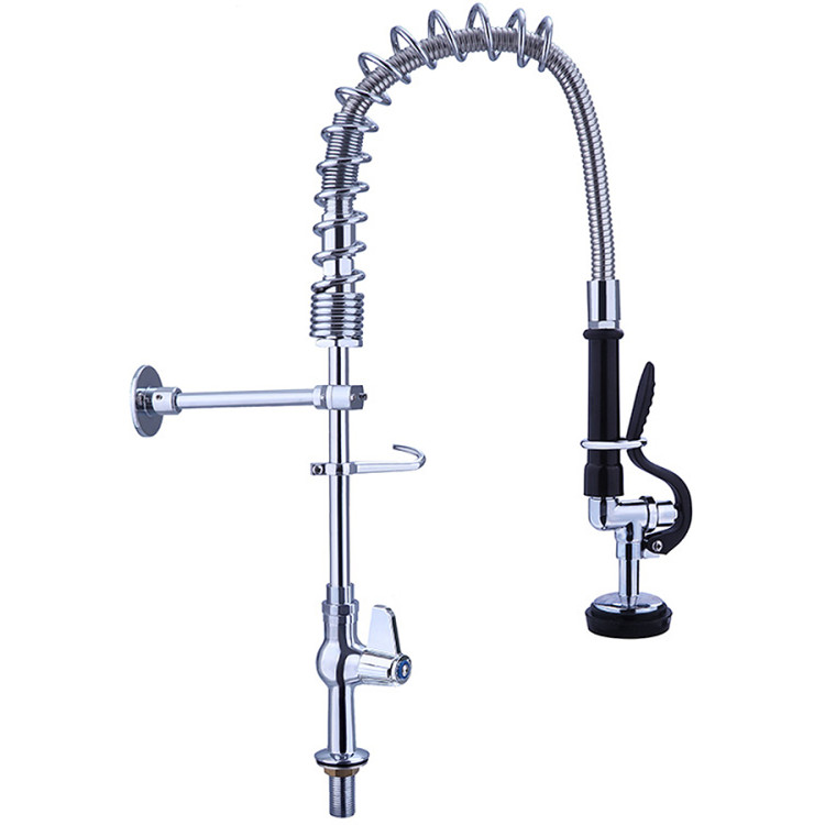 Pre Rinse Spray Unit Deck mount Single inlet Height 600mm Stainless steel - CEEQ7803A