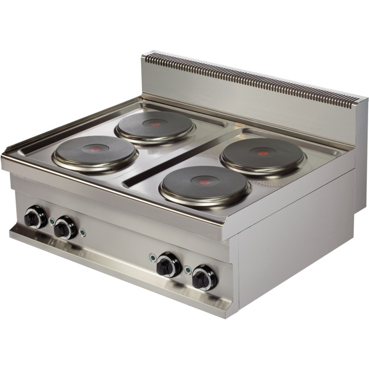 Electric boiling top 4 plates 10.4kW - Hotmax 700 CEER721S