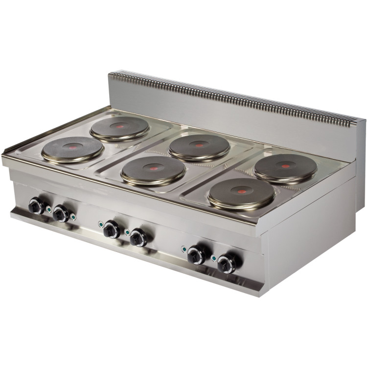 Electric boiling top 6 plates 15.6kW - Hotmax 700 CEER731S