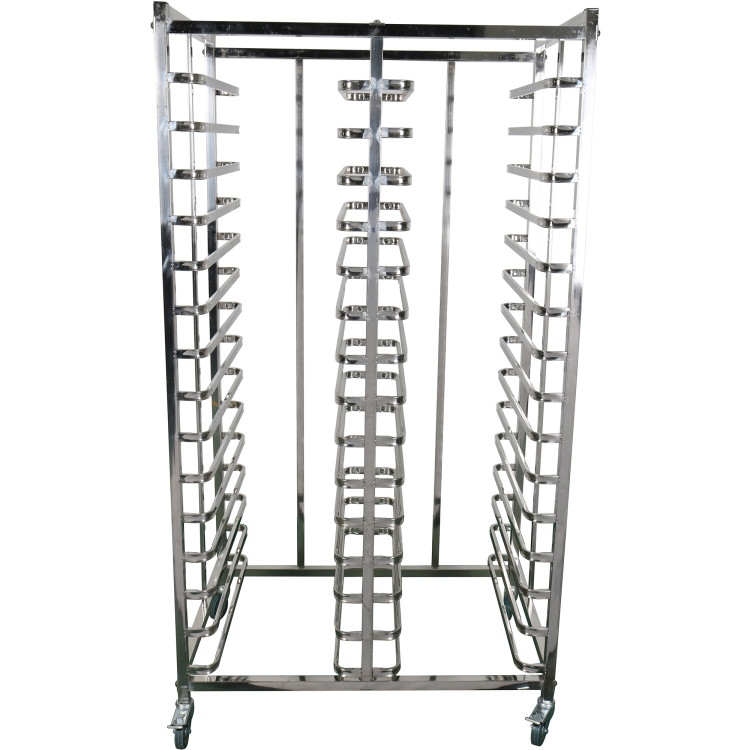 Design Rack Trolley Dual Row 2x15 Tiers for 660x460mm Sheet Pans - CEERT7515X2