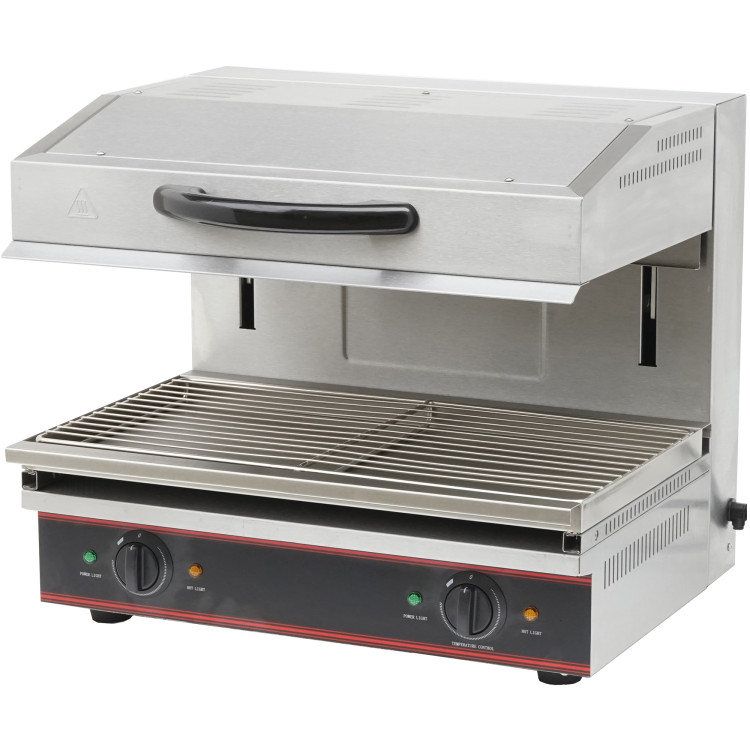 Commercial Lift Salamander grill 3kW 590x320mm grid Adjustable height - CEES3000L