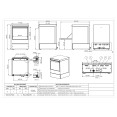Commercial Dishwasher with 400mm Basket and Rinse, Detergent & Drain Pump | CaterEq CEEVW20 - MADE IN EUROPE