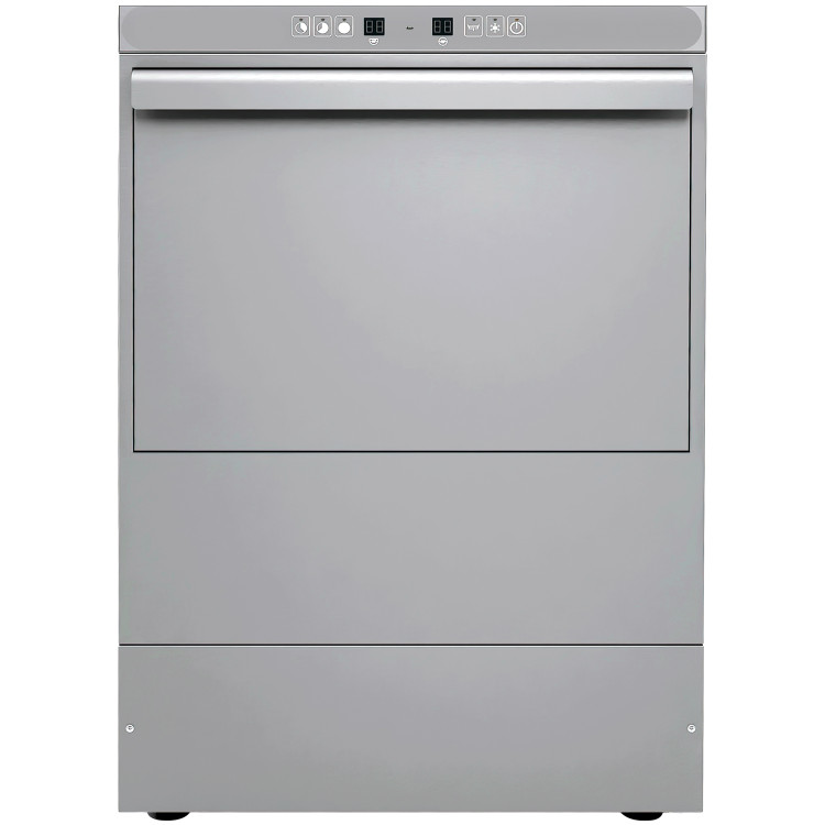 Commercial Digital Dishwasher with 400mm Basket and Rinse, Detergent & Drain Pump | CaterEq CEEVW26 - MADE IN EUROPE