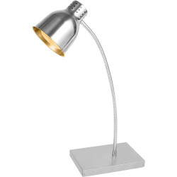 Commercial Tabletop Food Warmer 1 Heating Lamp 250W Silver - CEEWL02S1