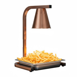 Commercial Food Warmer GN1/2 – 1 Heating Lamp 360×320×500/550/600 mm 250W Gold| CaterEq CEEWL03G1