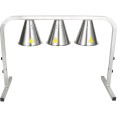 Commercial Food Warmer GN1/1 – 3 Heating Lamps 660×660×560 mm 750W Silver| CaterEq CEEWL03S3