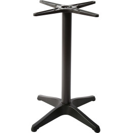 Black Aluminium Table base 560mm Standard height - CEF006