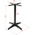 Black Aluminium Table base 560mm Standard height - CEF006