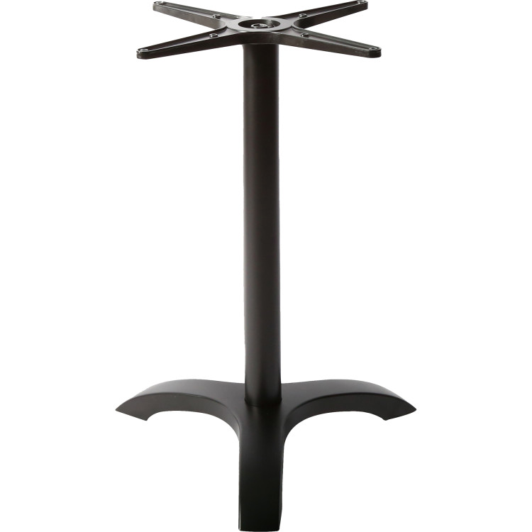 Black Cast Iron Table Base Tri-Leg 600x720mm | CaterEq CEF008