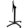 Black Decorative Aluminum Table Base 720mm Standard Height - CEF011