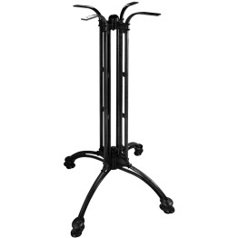 Black Decorative Aluminium Table base 600mm Bar height 1080mm - CEF023