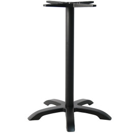 Black Aluminium Table base 720mm Bar height 1080mm- CEF037H