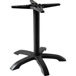 Black Cast Iron Table Base Five-Leg Star Base 720x720mm | CaterEq CEF037