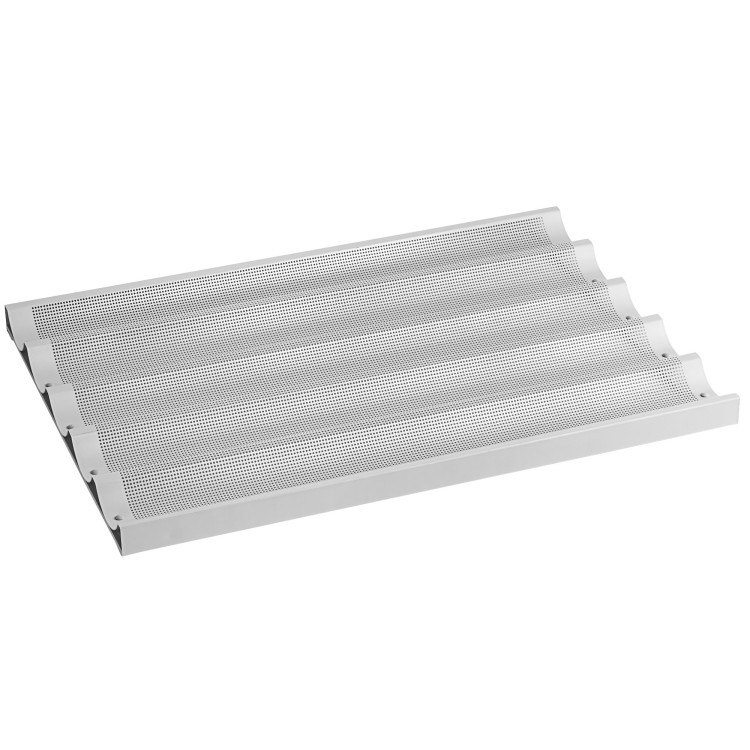 Oven Baguette / French Bread Baking Tray Aluminium 600x400x80mm - CEFBR6040 Oven Baguette / French Bread Baking Tray Aluminium 600x400x80mm - CEFBR6040