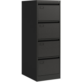 Professional Black Filing Cabinet 4 drawer 452x620x1330mm - CEFCD4ABLACK Professional Black Filing Cabinet 4 drawer 452x620x1330mm - CEFCD4ABLACK