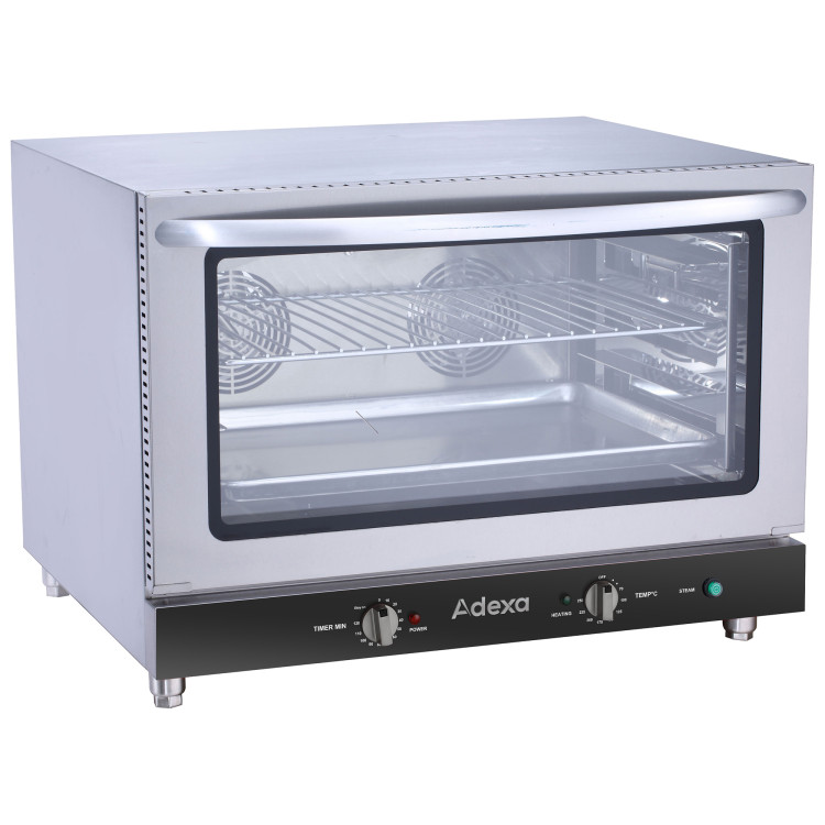 Commercial Countertop Convection Oven with Humidity Control 4.6kW 230V Hardwired 760 x 718 x 558mm | CaterEq CEFD120C Commercial Countertop Convection Oven with Humidity Control 4.6kW 230V Hardwired 760 x 718 x 558mm | CaterEq CEFD120C