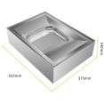 Table Top Chip Station Stainless Steel - CEFFS01A