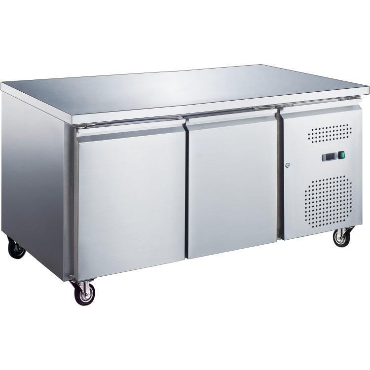 Commercial Freezer Counter Ventilated 2 doors Depth 700mm - CETHP2100BT