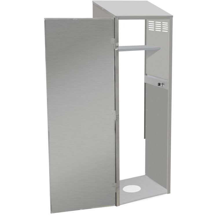 Janitorial Cabinet Stainless steel Single - CEFMSC263384418KD