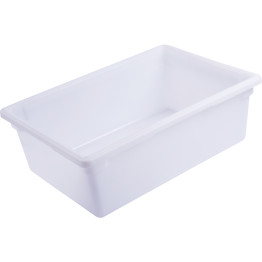 Set of 6 Food Storage Boxes White 457x660x228mm - CEFSB3