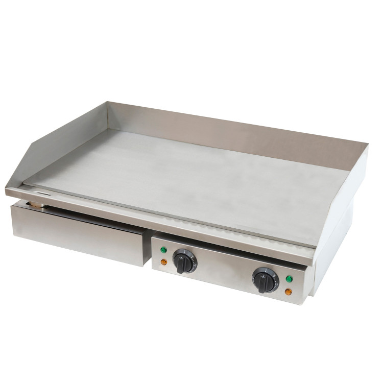 Commercial Griddle Smooth 730x500x230mm 4.4kW Electric - CEFT820