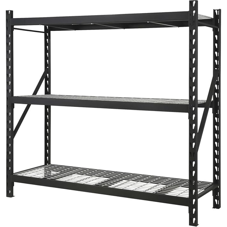 B GRADE Industrial Heavy Duty Shelving Unit Powder Coated Steel 1960x610x1830mm 3 shelves Black | CaterEq FUJI405 B GRADE B GRADE Industrial Heavy Duty Shelving Unit Powder Coated Steel 1960x610x1830mm 3 shelves Black | CaterEq FUJI405 B GRADE