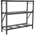 B GRADE Industrial Heavy Duty Shelving Unit Powder Coated Steel 1960x610x1830mm 3 shelves Black | CaterEq FUJI405 B GRADE B GRADE Industrial Heavy Duty Shelving Unit Powder Coated Steel 1960x610x1830mm 3 shelves Black | CaterEq FUJI405 B GRADE