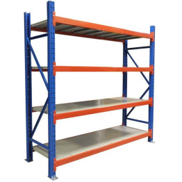 Long Span Warehouse Racking 2000x600x2000mm 4 Shelves - CEFUJI410