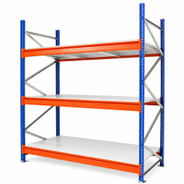 Heavy-Duty Commercial Longspan Shelving Unit 1800 x 600 x 2000mm 3 Tier 600kg Capacity | CaterEq CEFUJI802 Heavy-Duty Commercial Longspan Shelving Unit 1800 x 600 x 2000mm 3 Tier 600kg Capacity | CaterEq CEFUJI802