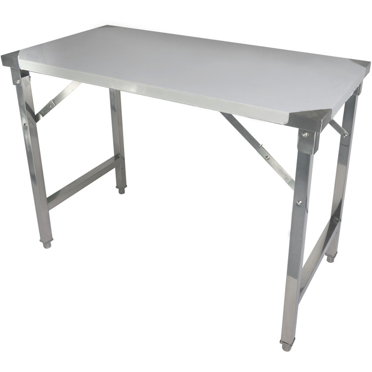 Folding Stainless steel Work table 1000x600x850mm - CEFW4187645