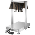 Commercial Buffet Food Warmer with Gantry 1x GN1/1 Heated Base & 1 Infrared Heat Lamp 500W | CaterEq CEFYT511