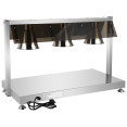 Commercial Buffet Food Warmer with Gantry 3x GN1/1 Heated Base & 3 Infrared Heat Lamps 1.5kW | CaterEq CEFYT513