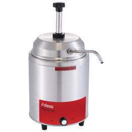 Commercial Cheese & Sauce Warmer with Pump 3.3L 550W 230V | CaterEq CEFZ05A