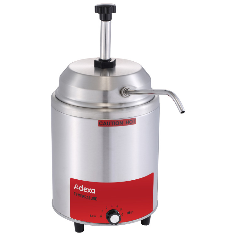 Commercial Cheese & Sauce Warmer with Pump 3.3L 550W 230V | CaterEq CEFZ05A Commercial Cheese & Sauce Warmer with Pump 3.3L 550W 230V | CaterEq CEFZ05A