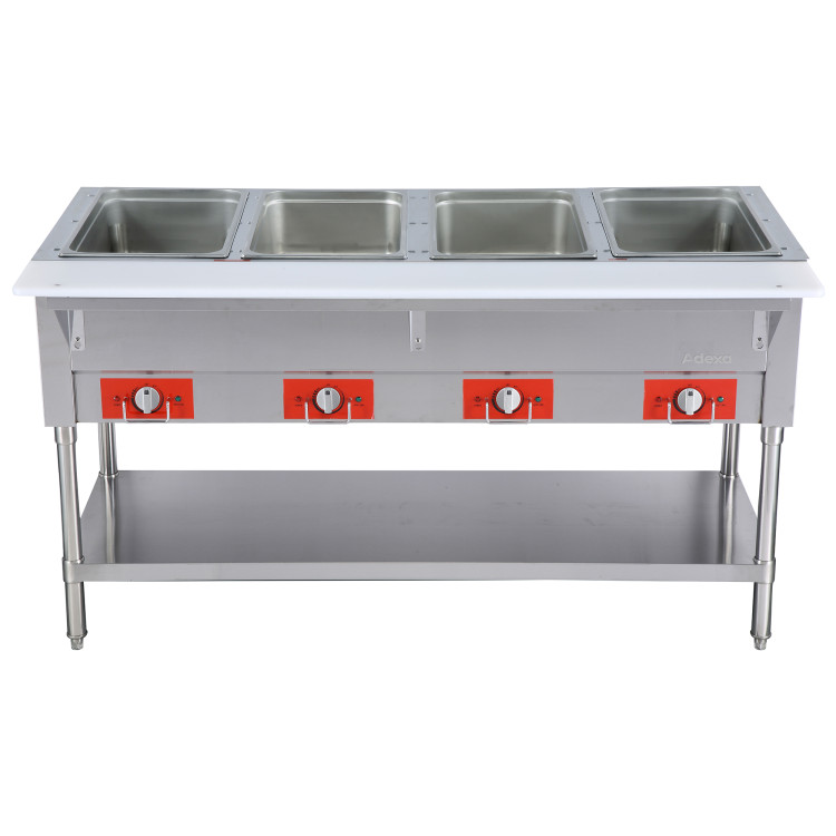 Commercial 4-Bay Dry Heated Food Warming Table for 4 x 1/1 GN Pans 230V | CaterEq CEFZ06D Commercial 4-Bay Dry Heated Food Warming Table for 4 x 1/1 GN Pans 230V | CaterEq CEFZ06D